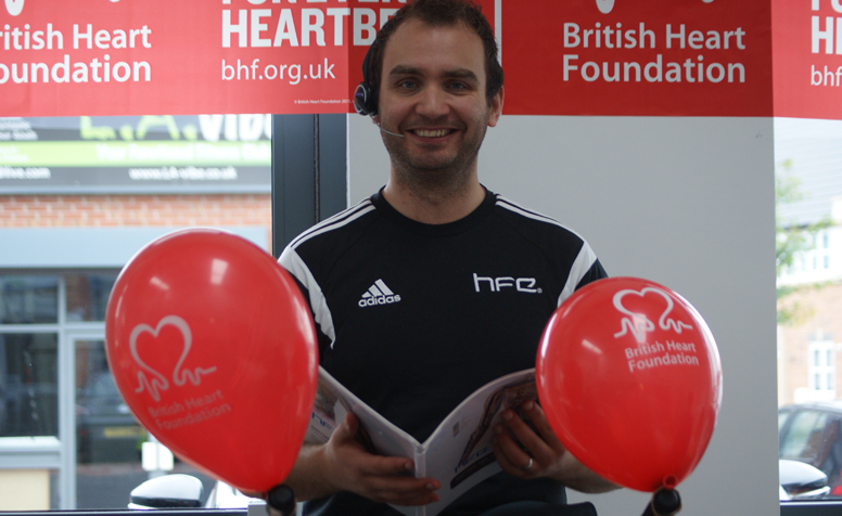 HFE fundraising for the British Heart Foundation