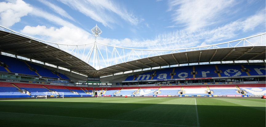 Macron stadium where Bolton Wanderers play