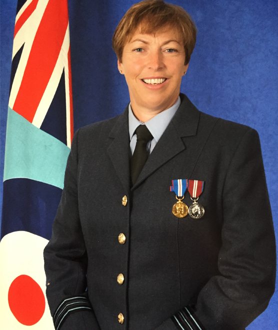 RAF Squadron leader and Pilates graduate Joan Cawthray