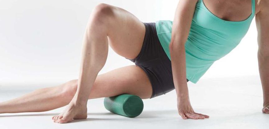 IT band foam rolling