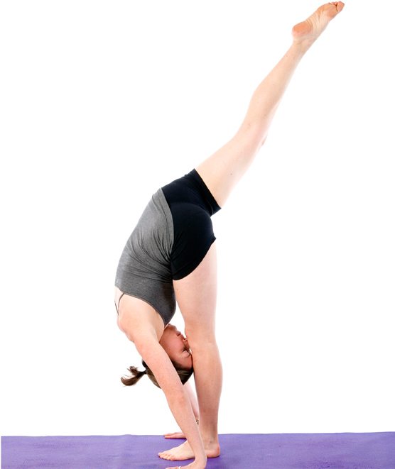 Hasta-padasana (standing hand-to-foot pose) with video