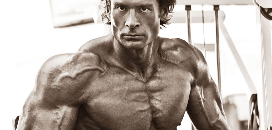Nick Mitchell in his younger bodybuilding days