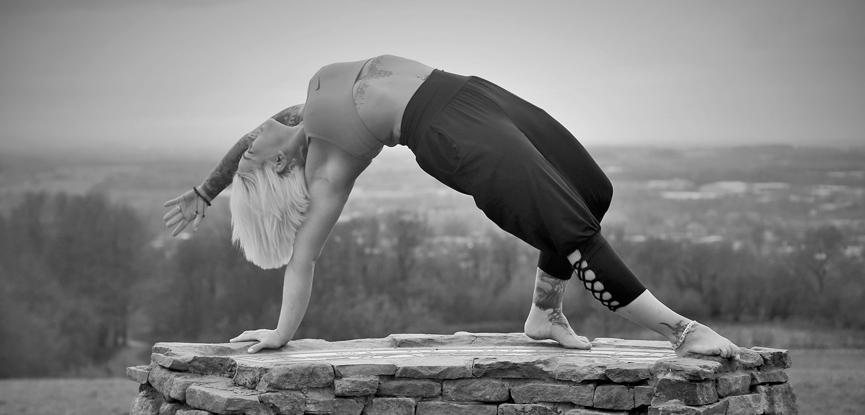 Lauren Broome has used yoga to change to her life