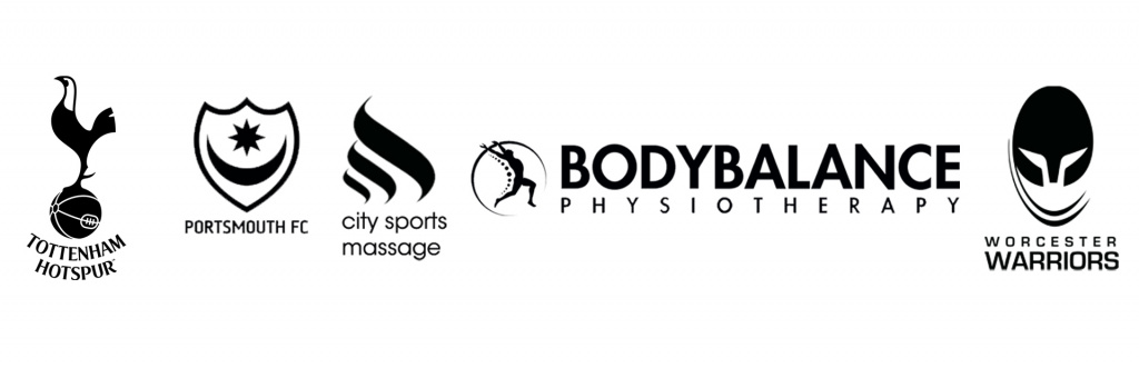 Sports massage jobs advertised by Tottenham Hotspur FC, Portsmouth FC, City Sports Massage, Bodybalance Physiotherapy and Worcester Warriors 