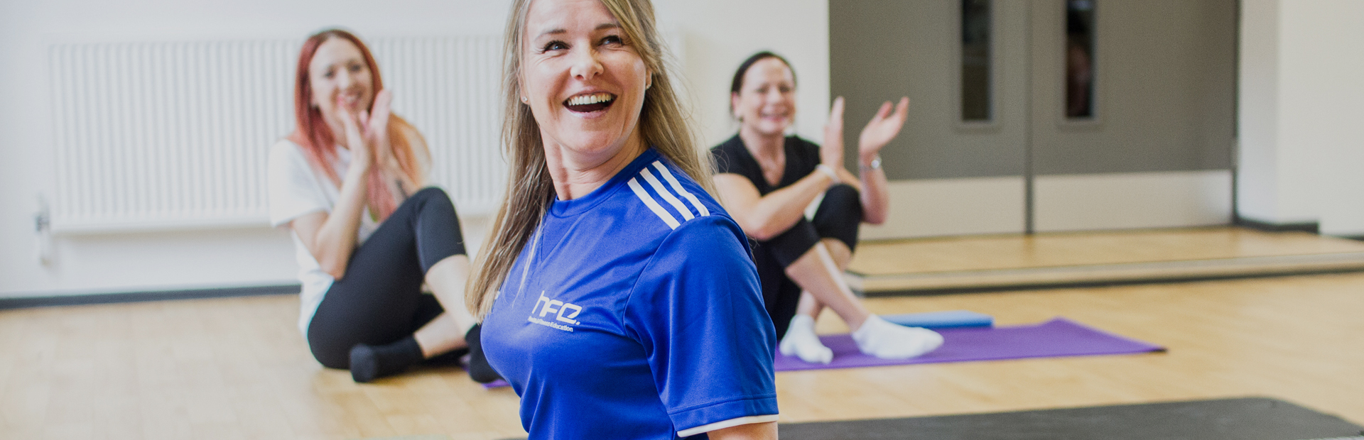 HFE course tutor performing the splits