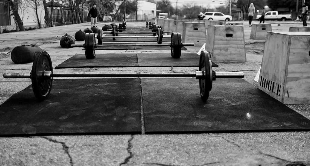 An outdoor CrossFit event