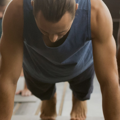 Exercising in a boutique studio