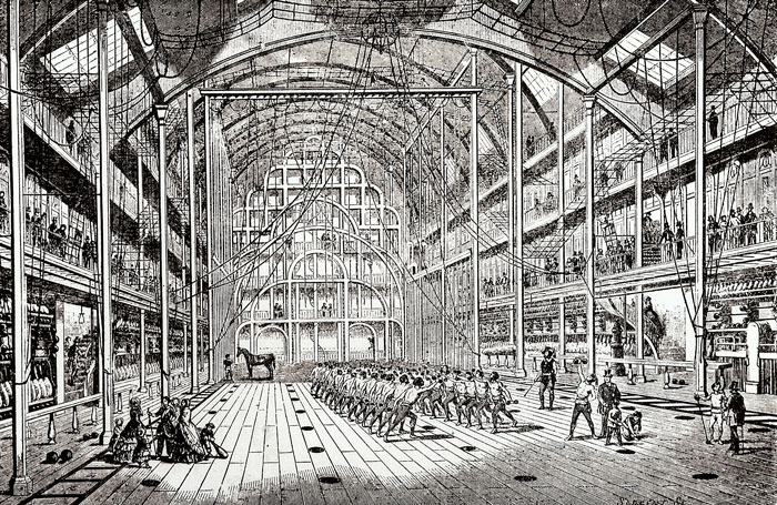 An illustration Hippolyte Triat's gym