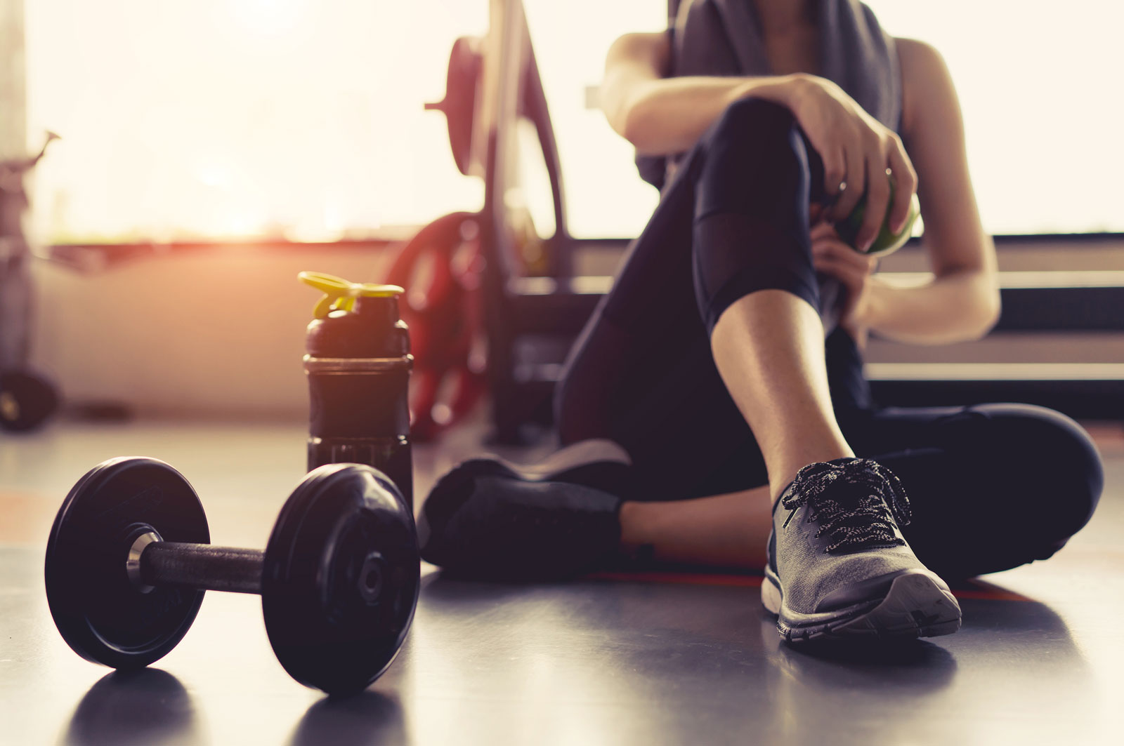 Woman in gym