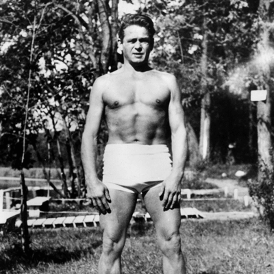 Joseph Pilates at peak physical fitness