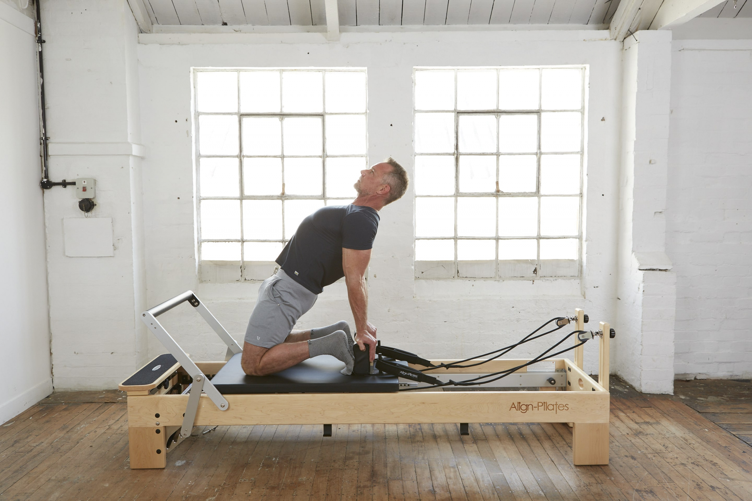 HFE Tutor on Pilates reformer