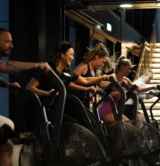 People taking part in HYROX or CrossFit competition